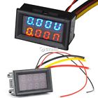 Индикатор вольтметр-амперметр LED DC 0V-100V (10A) DC 100V 10A Voltmeter Ammeter Blue + Red LED