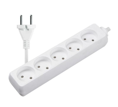 Удлинитель JaZZway  E075-05-700 (5 роз.7 м) 7А, Макс.нагрузка 1500Вт