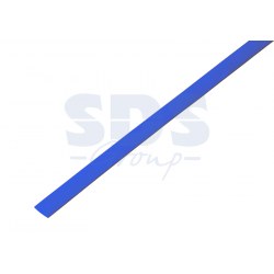 Термоусаживаемая трубка ТУТнг 8/4 синяя по 1м КВТ, 425105