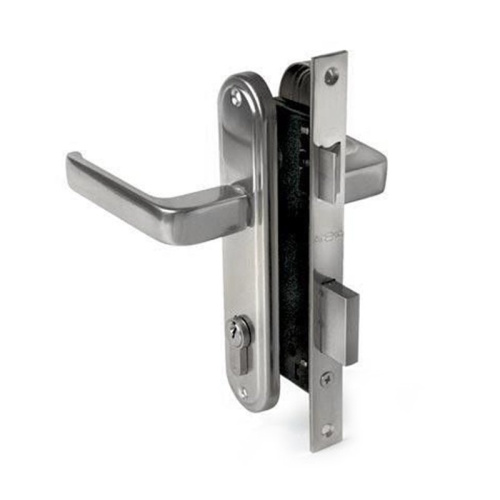 Замок врезной 1226/60CR, английский ключ, прямоуг. ригель, хром, тов-061847