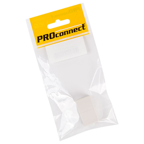 Переходник сетевой LAN PROconnect, гнездо 8Р8С (Rj-45) - гнездо 8Р8С (Rj-45), пакет БОПП