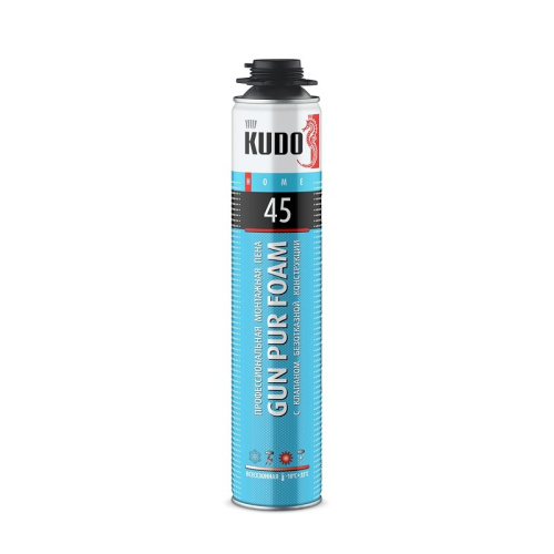 Пена полиуретановая монтажная Kudo Home 45 проф. всесезонная (1 л), тов-214833