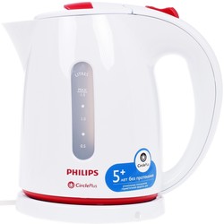 Электрочайник Philips HD 4646/40 [1.5 л, 2400 Вт, закрытая спираль, пластик, фильтр, белый/красный]