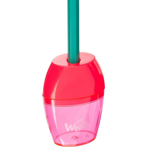 Точилка APS105, на 1 отв., с конт., цвета в ассорт., 260183