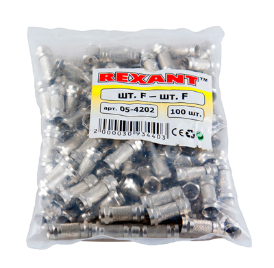 ПЕРЕХОД штекер F - штекер F REXANT