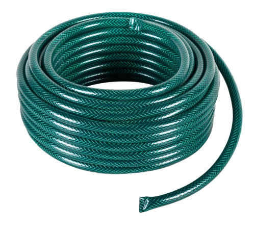 Шланг поливочный ПВХ, трёхслойный армированный 1/2, 25м, 10 бар, ВИХРЬ, 73/7/2/13