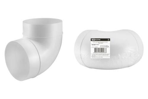 Колено для круглых воздуховодов, D100, TDM, SQ1807-1717