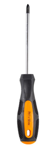 Отвёртка крестовая "ВИХРЬ" PH1, 100 мм 73/6/2/1