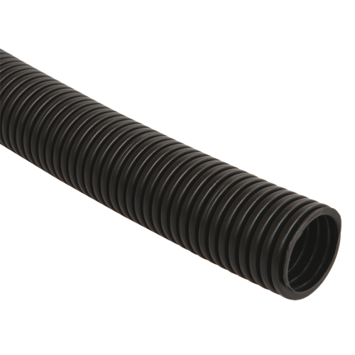 Труба гофр. ПНД d=16мм с зондом черная (50м) IEK CTG20-16-K02-050-1 (продажа рулонами)