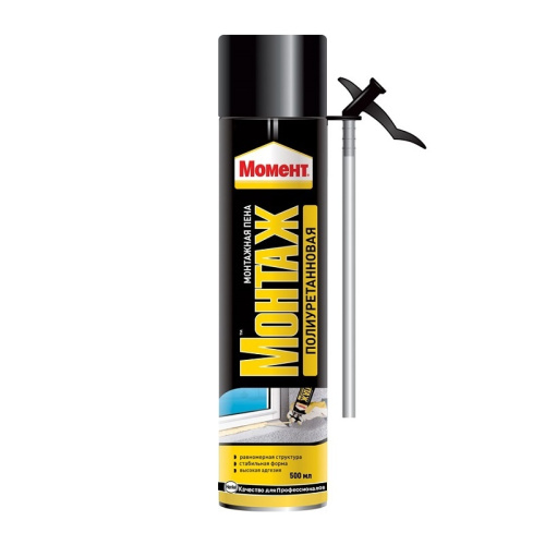 Монтажная пена Момент стандартная (500мл) 1302243, тов-103792
