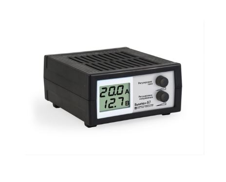 Автомобильное ЗУ Вымпел-57 (автомат,0-20А, 7.4-18В, сегментный ЖК индикатор) Три типа АКБ, все режимы на дисплее