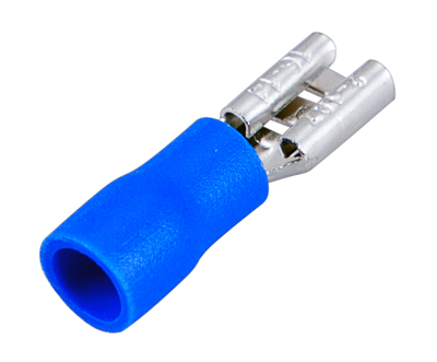 КЛЕММА ПЛОСКАЯ изолированная (КПИ гнездо - 5.6мм) ( VF 2-187(8) )  REXANT