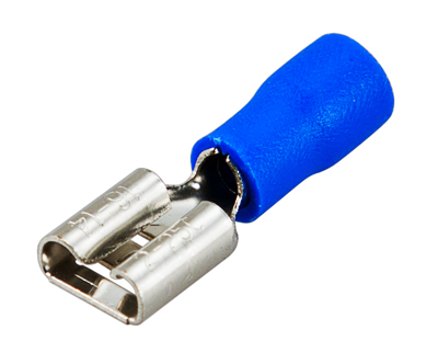 КЛЕММА ПЛОСКАЯ изолированная (гнездо) 1.5-2.5мм² ( VF 2-250 )  REXANT