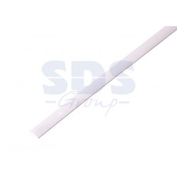 Термоусаживаемая трубка ТУТнг 6/3 белая по 1м КВТ
