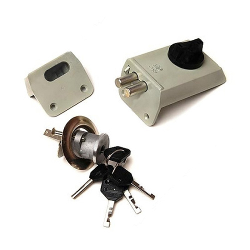 Замок накладной ЗНД-1А (88400), финский ключ, 2 ригеля, тов-062178