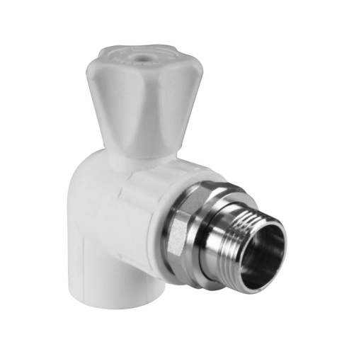 Кран полипропилен Valfex для радиаторов 20х1/2" НР угловой, тов-113462