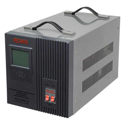 Стабилизатор напряжения "РЕСАНТА" АСН-10000/1-Ц Вход 140-260В (10000Вт)