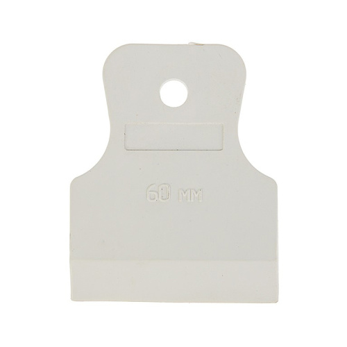 Шпатель резиновый Biber 35266 белый 60 мм, тов-130025