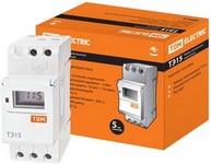 Таймер электронный ТЭ15-1мин/7дн-16on/off-16А-DIN TDM SQ1503-0005