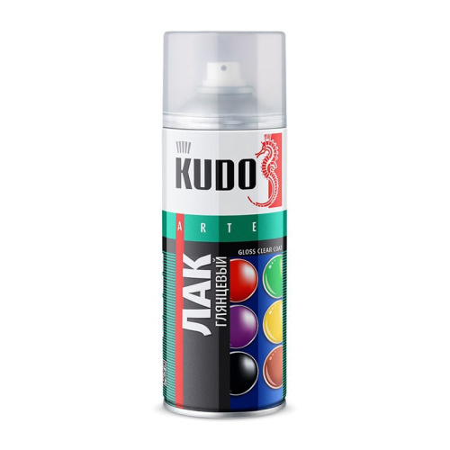Лак акриловый Kudo KU-9002 универсальный глянцевый (0,52 л), тов-070554