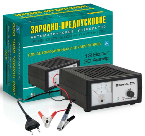 Автомобильное ЗУ Вымпел-325 (предпусковое, автомат,0-20А,12В,стрелочный амперм).Возм.работы в качестве БП