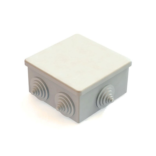 Коробка распределительная 85х85х40 IP44 PLEXUP 41235 6 вводов для открытой установки, 736290