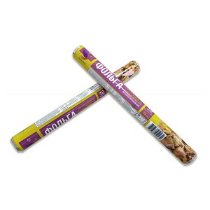 ДГВ004 Фольга алюминиевая 300мм х 10м. 12мкм (очень плотная)