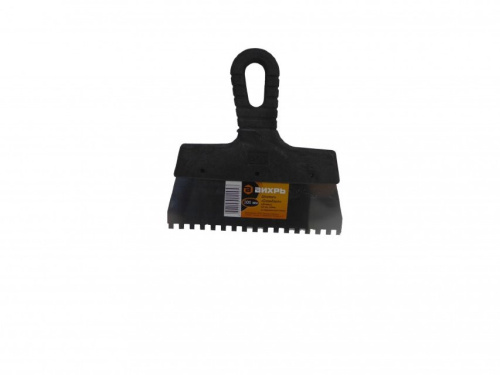 Шпатель зубчатый нерж.сталь пластиковая рукоятка 6х6 мм, 200мм Вихрь 73/3/2/26