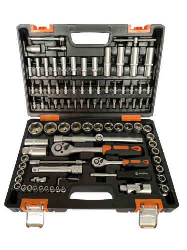 АКЦИЯ! Набор инструментов АВТО, 1/2" , 1/4" , CrV, в кейсе 94 предм Вихрь, шт, 73/6/7/7