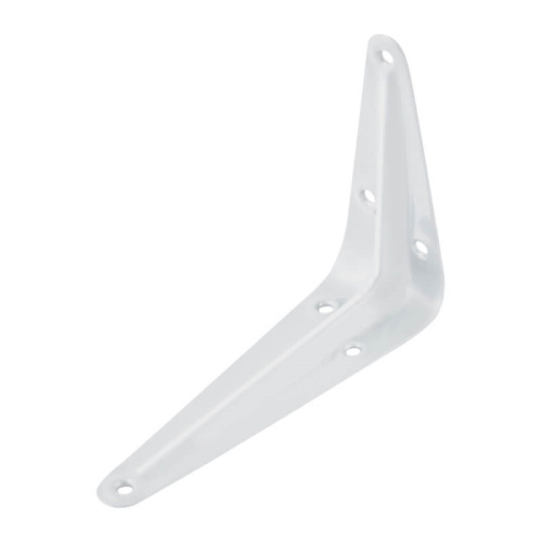 Уголок для полок (консольный кронштейн) 200x150 мм белый, тов-076079