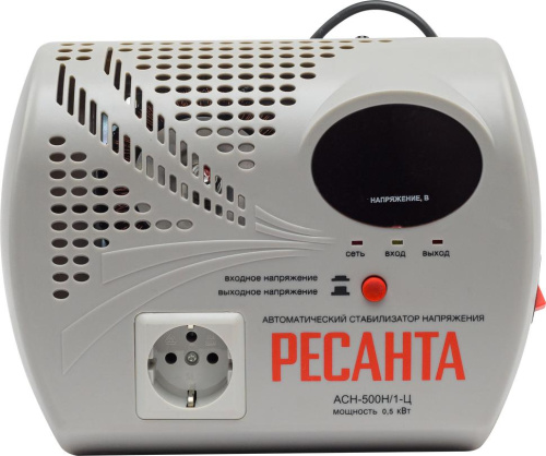 Стабилизатор напряжения РЕСАНТА АСН-500Н/1-Ц, 63/6/9