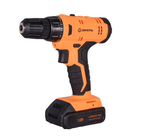 Дрель-шуруповерт аккумуляторная ДА-12-2к (Li-ion) (2,0 А/ч) Вихрь, шт, 72/14/2