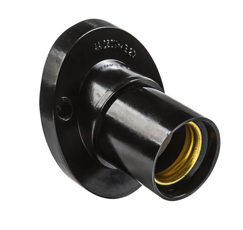 Патрон Е27Ф П-02 Е27 карболитовый настенный, IN HOME (аналог ЭКС арт.230538)