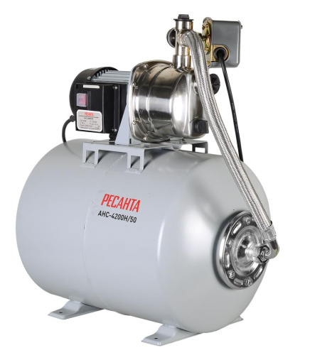 Автономная насосная станция АНС-4200Н/50, 50 литров, (датчик сухого хода), Ресанта, 77/1/8