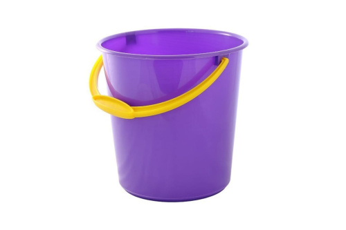 Ведро 10л мерное/Б0415 фиолетовое