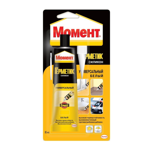 Герметик Момент силиконовый Универсальный, ПРОЗРАЧНЫЙ, (85 мл), тов-011108