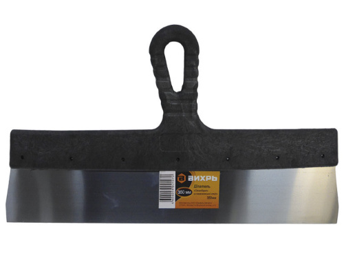 Шпатель нерж.cталь пластиковая рукоятка 350мм Вихрь 73/3/2/23