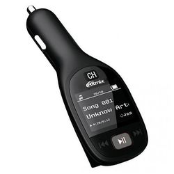 FM-трансмиттер Ritmix FMT-A705 [USB/SD, microSD] DC 12 В, 4 режима эквалайзера, макс. 32 Гб