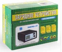 Автомобильное ЗУ Вымпел-27 (автомат,0-7А, 14.1/14.8/16В, сегментный ЖК индикатор) Три типа АКБ