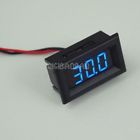 Индикатор напряжения синий (Mini DC 2.5V To 30V Voltage Meter LED 3-Digital Panel Display Volt)