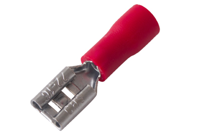 КЛЕММА ПЛОСКАЯ изолированная (КПИ гнездо - 5.6мм) ( VF 1.25- 187(8) ) REXANT