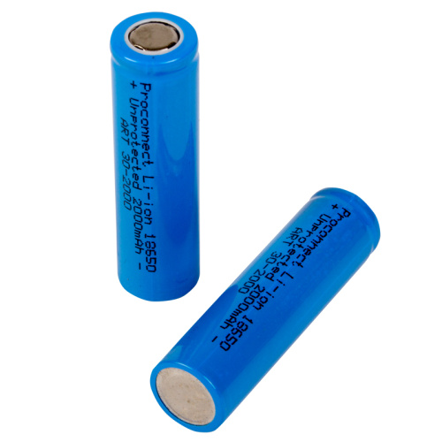Аккумулятор Proconnect 18650 unprotected Li-ion 2000 mAH