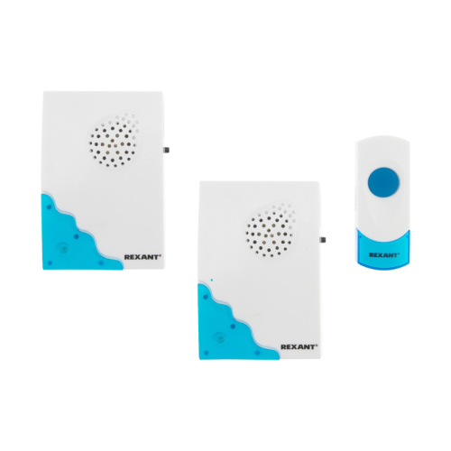 Беспроводной дверной звонок с двумя вызывными панелями REXANT  RX-5