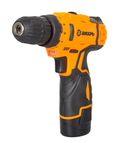 Дрель-шуруповерт аккумуляторная ДА-12Л-2КН с набором инструментов Вихрь, шт, 72/14/35