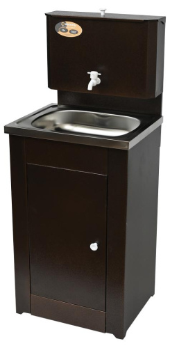 Умывальник дачный КОМФОРТ, без подогрева, нержавеющая мойка, цвет медь, шт, 74/4/11