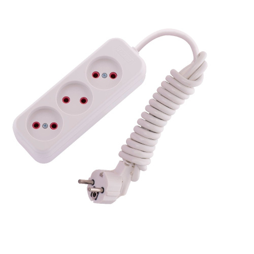 720-0302-303 LILA Удлинитель б/з 3 вх. 2 м. (2200Вт)