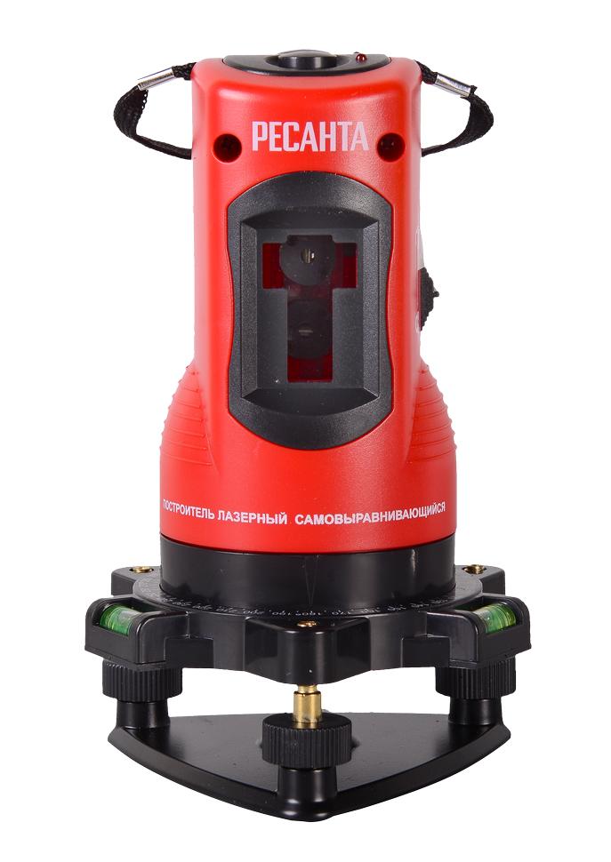 Построитель лазерный (уровень) РЕСАНТА ПЛ-2ШК, со штативом, 61/10/517