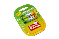 Аккумулятор  GP AA  1800 mA  180AAHC BL-2  NiMH