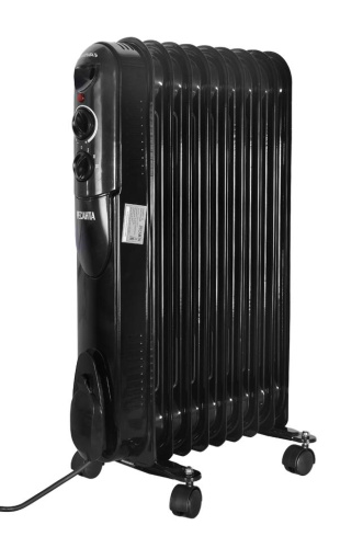 Масляный обогреватель ОМПТ-9НЧ черный Ресанта (2 кВт), 67/3/14