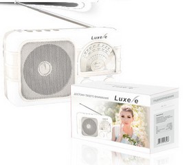 Радиоприемник "Luxele РП-111", УКВ 64-108МГц, бат.3xAA (не в компл.), 220V, акб, USB, SD